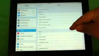 How to setup the Switch Control feature on the iPad