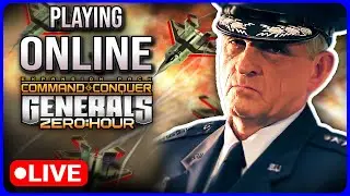 The Last Stronghold Against Waves of Enemy Tanks in Online Matches | C&C Generals Zero Hour