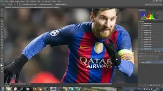 Zoom Burst Blur Effect in Photoshop CS6/Appliquer un flou directionnel avec PS6