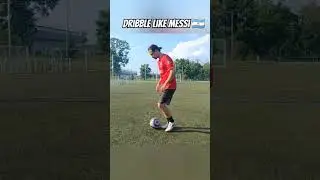 Dribble like Messi l Part1⁉️🇦🇷👑🥵 #football #shorts #reels #mbappe #futbol #neymar #messi #ronaldo