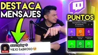 😍 Como PONER MENSAJES (DESTACADOS) del *CHAT de TWITCH en OBS* | PUNTOS DEL CANAL TWITCH ✅