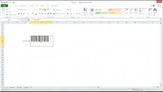 How to create barcode in Excel using barcode font