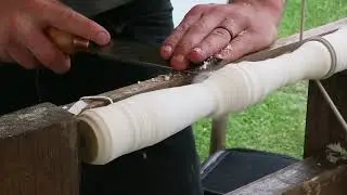 Trying a Springpole Lathe