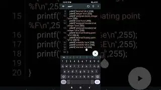 C programlama dili- printf %specifier(belirleyici) bölüm 2 C003