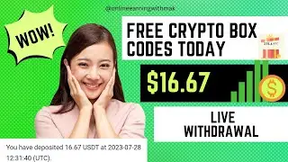 How I Earn 16.67 USDT Free!!! | Free Crypto Box Codes Today | Binance Crypto Box Codes