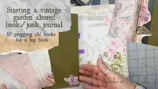 Starting a Vintage Garden Junk Journal 🌼 with 1960s Reader's Digest Garden Book 💚 🌿 🌱 #alteredbooks