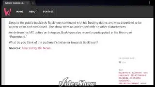 EXO Baekhyun calls a traitor