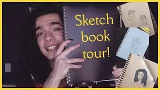 my FIRST EVER sketch book tour! (self taught artist)