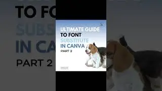Canva hack:substitute font Part 2