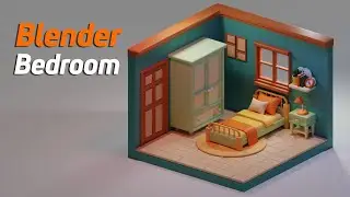 Bedroom in blender