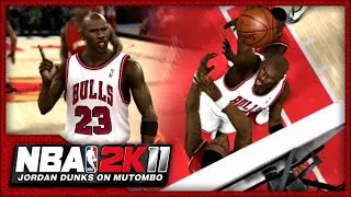 NBA 2K11: Jordan Dunks On Mutombo