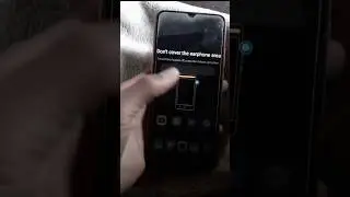 don't cover the earphone area all redmi phone problem solve  #short #shorts #shortvideo