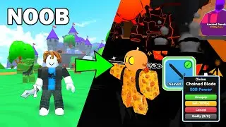 I've Been Pumping For 30 Hours To Get This Sword! - Sword Fighters Simulator **Without Donation**
