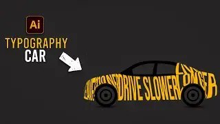 How to Wrap Text on a Car in Adobe Illustrator | GFX Tutorials