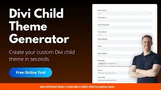 How to Use the Divi Child Theme Generator