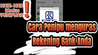 Modus penipuan mengatasnamakan bank BRI..!!!