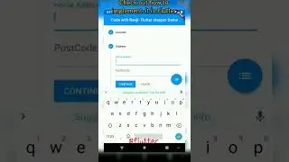 Flutter Stepper Widget
