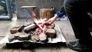 Мыслитель у костра 1 Деревня, какая ты