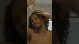 black man, curly hair: ROUTINE + PRODUCTS