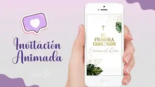 INVITACIÓN DIGITAL ANIMADA DE PRIMERA COMUNIÓN