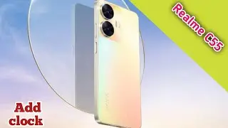 Clock Add On Home Screen Realme C55, How To Add Clock In Home Screen,Rea Mein Clock Add Kaise Karen,