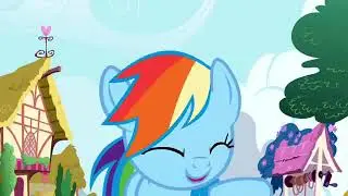 Rainbow Dash Laughing