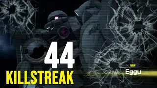Zaku II [Ranged] Gameplay (44 Killstreak) | Gundam Evolution