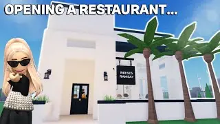 OPENING A RESTAURANT IN ROBLOX | Restaurant Tycoon 2