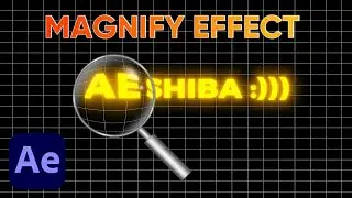 Magnify Effect Animation in After Effects | AEShiba