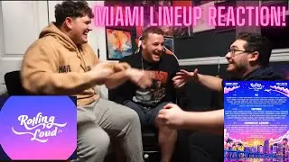 ROLLING LOUD MIAMI 2O22 LINEUP REACTION!!! BEST LINEUP EVER?