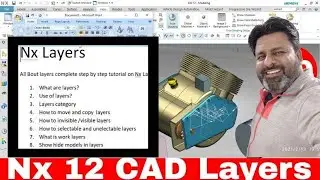 Siemens Nx 12 tutorial | Nx 12 Layers |What are layers in NX? | How to use layers in NX-CAD?
