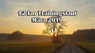 12 km Trainingslauf von Geltendorf nach Türkenfeld (Gopro Hero 7)