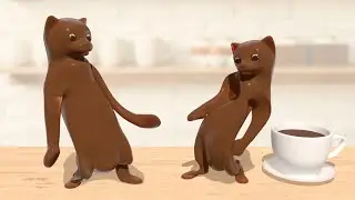 Chocolate cat