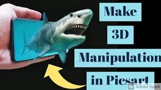 How to make 3d image in Picsart l How to make 3d image in mobile