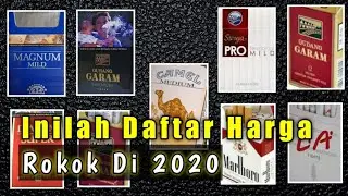 INILAH DAFTAR HARGA ROKOK DI 2020 - SETELAH CUKAI NAIK