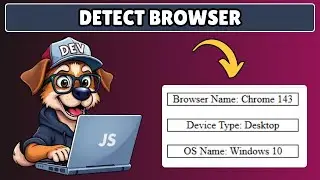 How to Detect Browser Name in Javascript using Detect.js