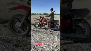 Мощный дрифт на мотоцикле Иж Юпитер 5
