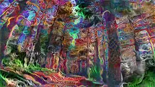 Jeep Trip... Truckee CA in a Jeep meets trippy style transfer neural net