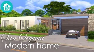 San Sequoia Modern Home | Growing Together | Stop Motion build | The Sims 4 | NO CC