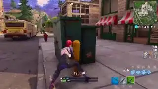Playing Fortnite