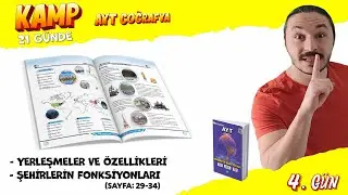 AYT COĞRAFYA KAMP 2023 / 11.SINIF - Şehirlerin gelişimi ve fonksiyonları