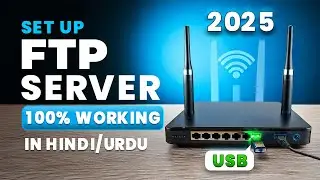 How to Set up FTP Server | Create Cloud Storage using Wifi Router and Usb | Hindi / Urdu
