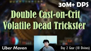 Volatile Dead CoC Trickster Guide (30mil+ DPS // 10 Divine Budget) [Path of Exile 3.23 Affliction]