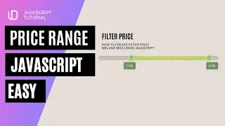 Price Range Input in HTML CSS & Javascript