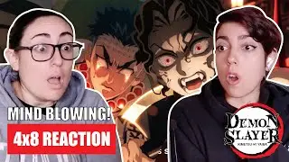 We CAN'T believe the MASTER did that!! - DEMON SLAYER Reaction 4x8 Finale - 