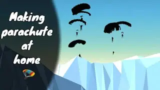 Making a parachute at home🪂|DIY | Mad Guyz