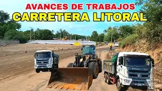 AVANCES DE TRABAJOS EN AMPLIACIÓN DE CALLE EN PUERTO DE LA LIBERTAD. #elsalvador