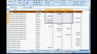 Microsoft Excel Урок 14  Создание диапазона ячеек