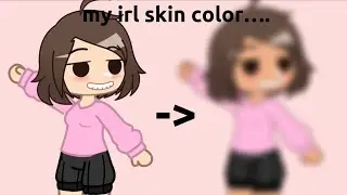 my IRL skin color in gacha club… (hand reveal?) #gacha