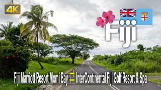 A drive from the Marriott Resort Momi Bay to the InterContinental Fiji Golf Resort & Spa and BACK